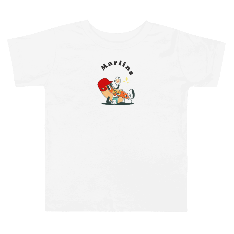 Customizable Team Hotdog Toddler Tee