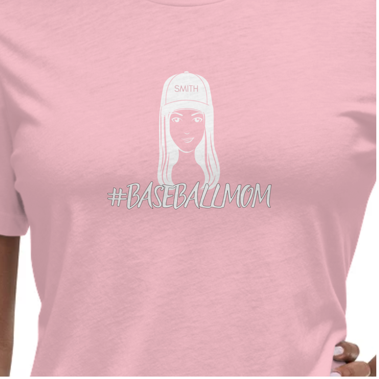 Customizable Baseball Mom Tee