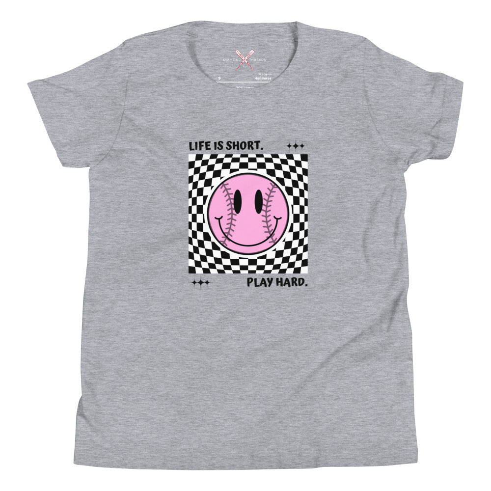 Pink Retro Smiley T-Shirt