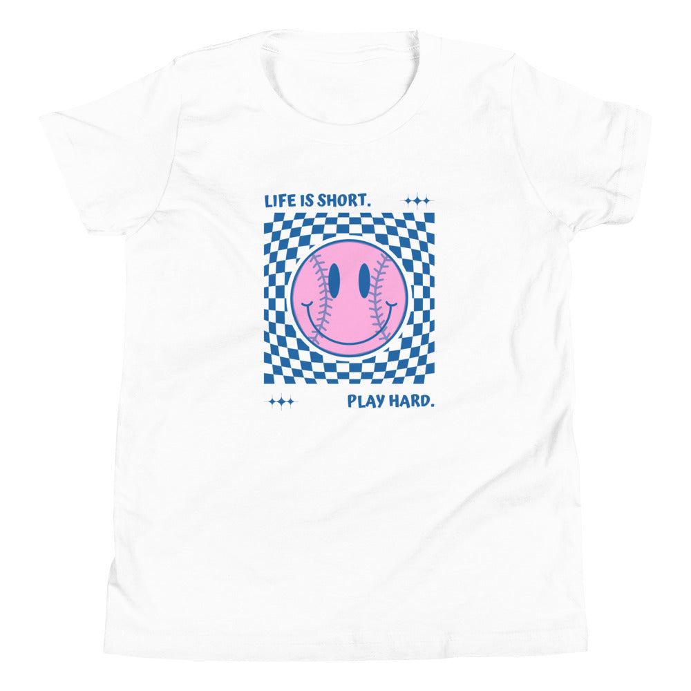 Pink Retro Smiley T-Shirt